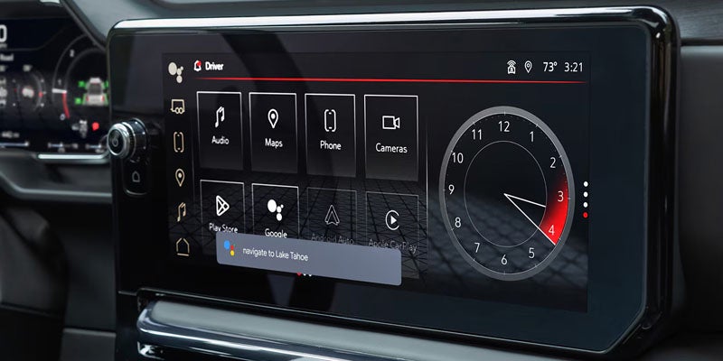 GMC Sierra Navigation Display