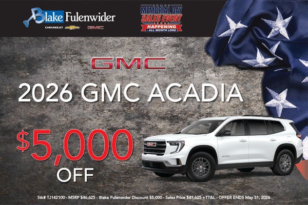 2026 GMC Acadia