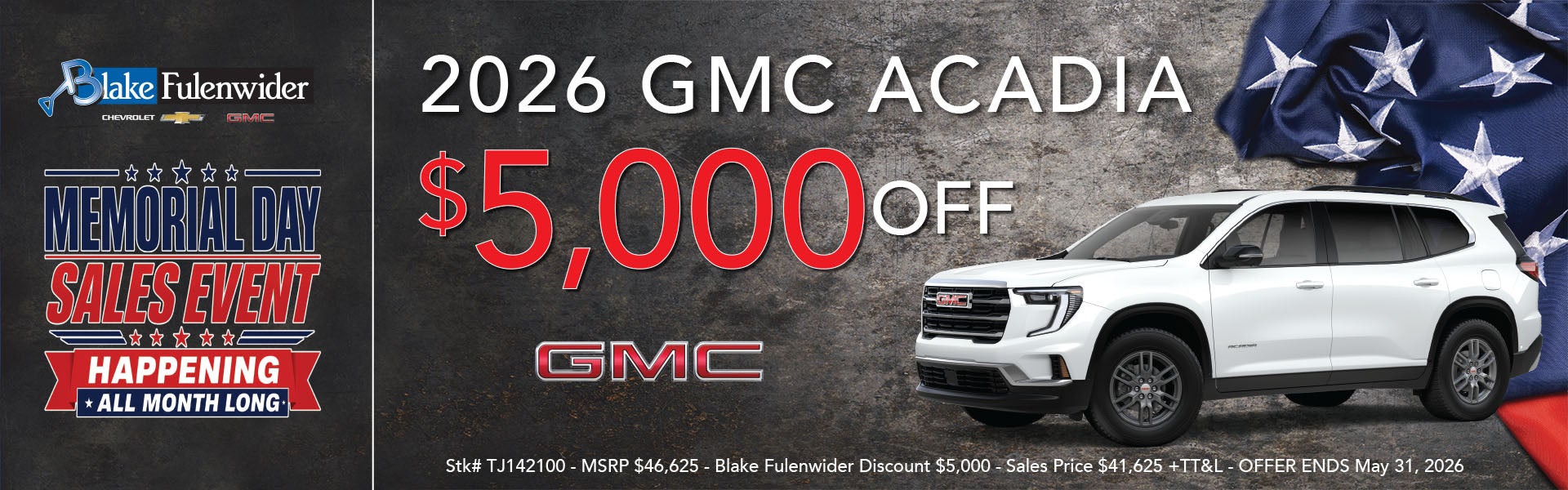 2026 GMC Acadia