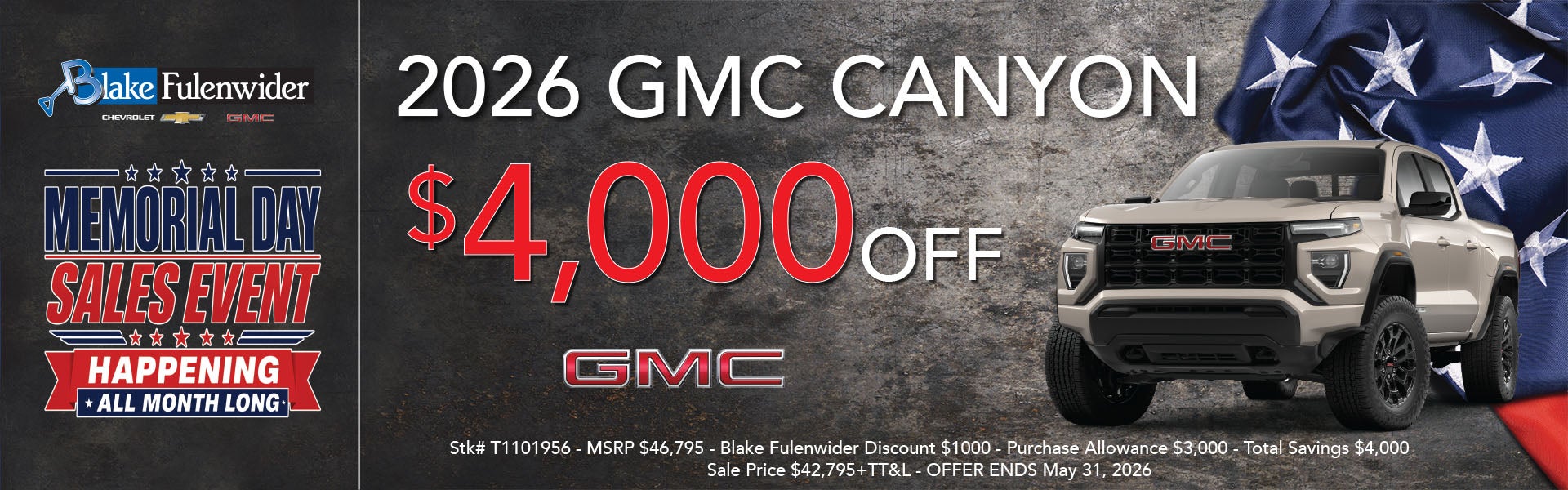 2026 GMC Canyon
