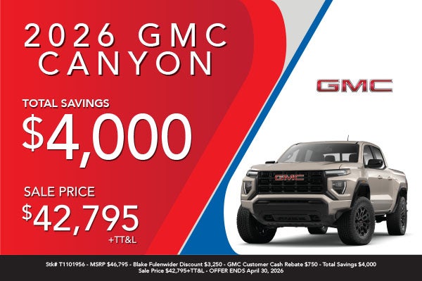 2026 GMC Canyon